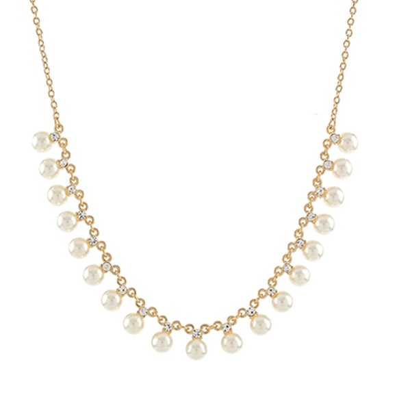 Pearl & Crystal Charm Necklace - Picture 1 of 2
